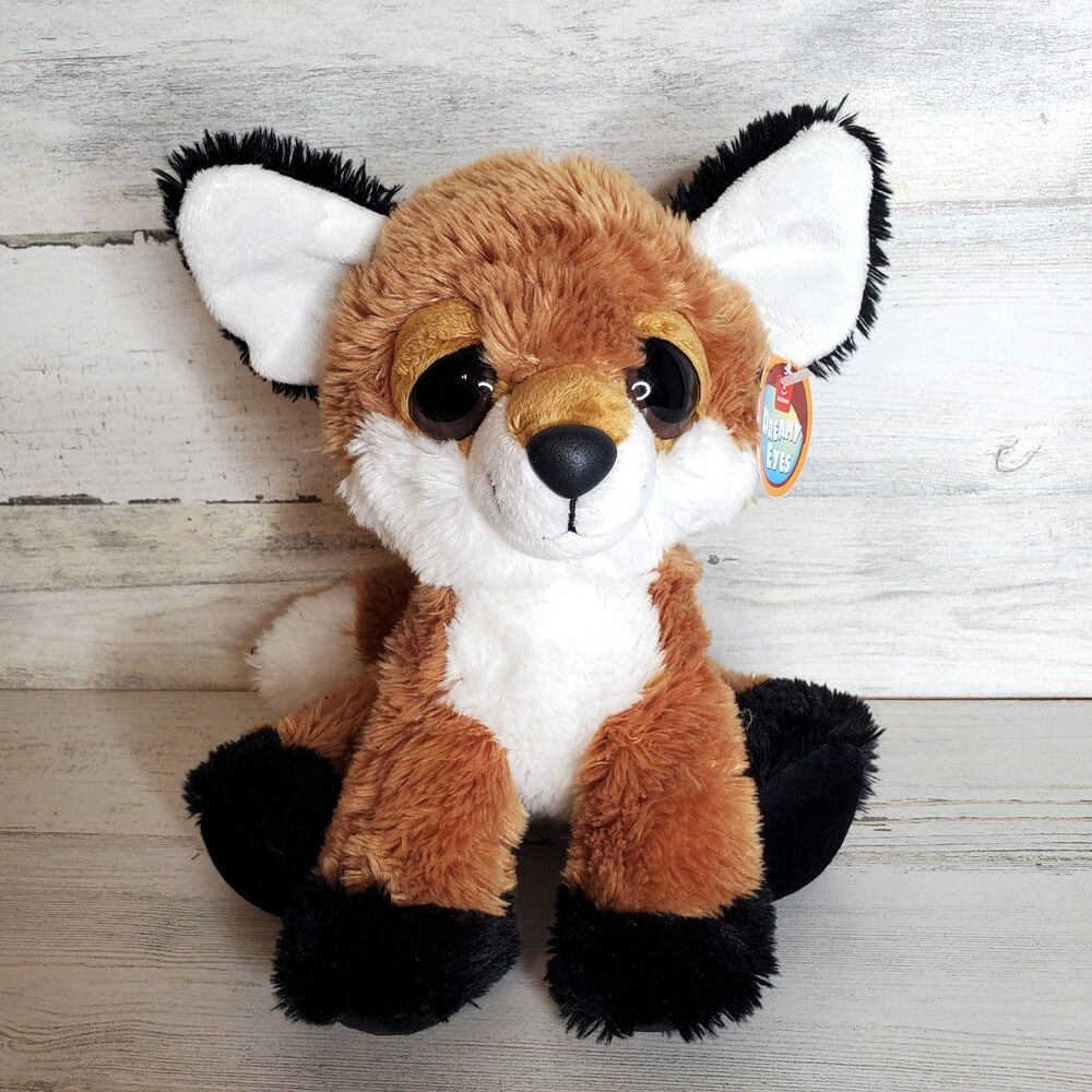 Aurora Dreamy Eyes Feggan The Red Fox 10" Cute Plush Stuffed Animal #21205 NWT